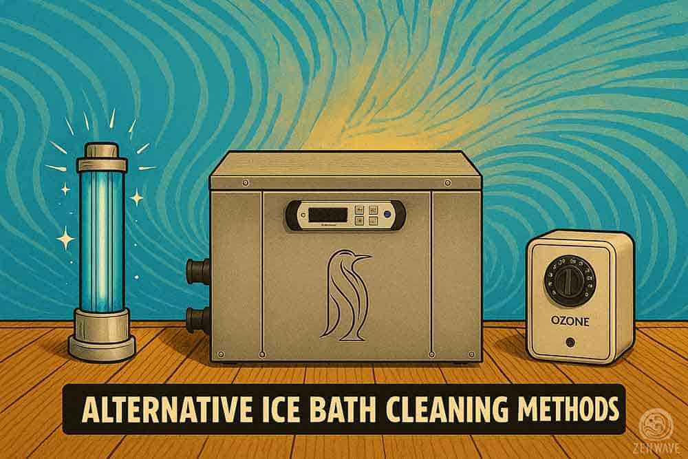 Alternatives to using hydrogen peroxide for ice bath sanitation