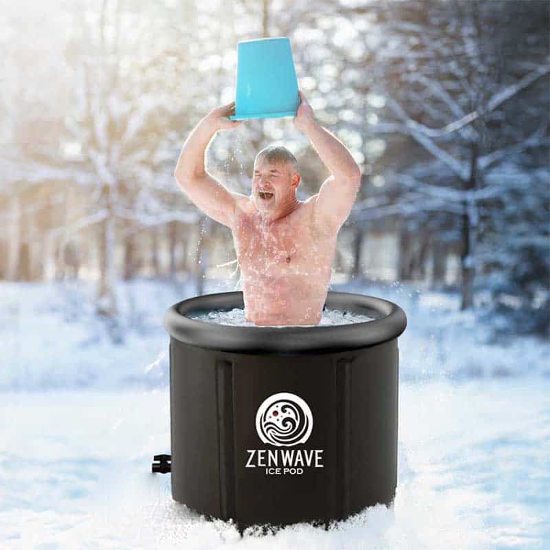 ZenWave Fitness HomePage Ice Bath Hero Image Mobile