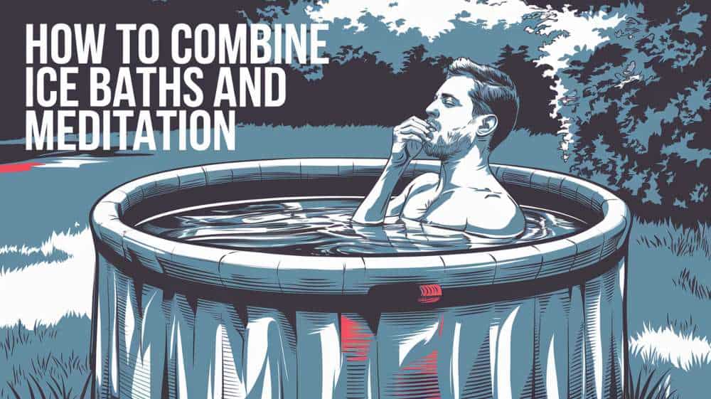 combining ice baths and meditation