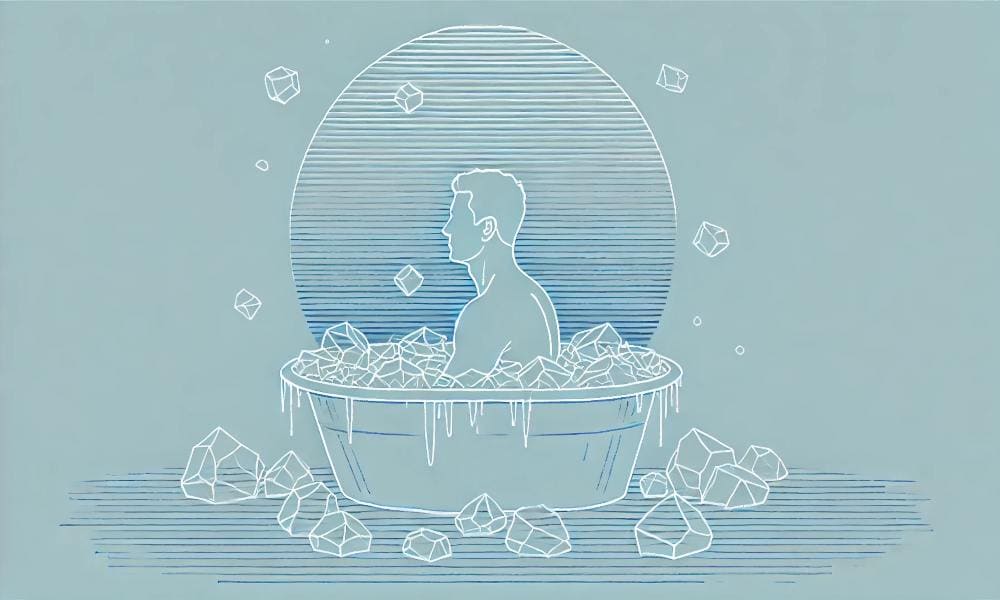 how long to stay in an ice bath