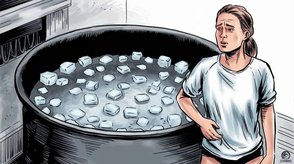 possible benefits of ice baths when sick