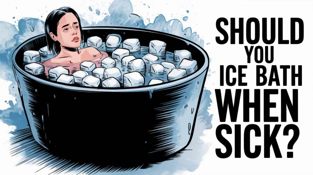 should you ice bath when sick