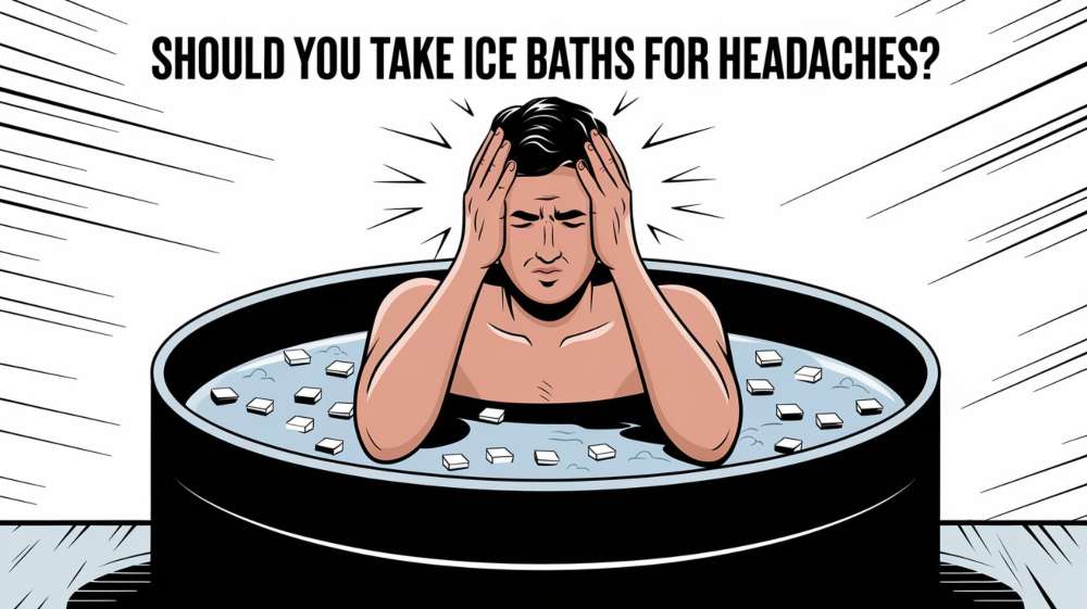 taking ice baths for headaches